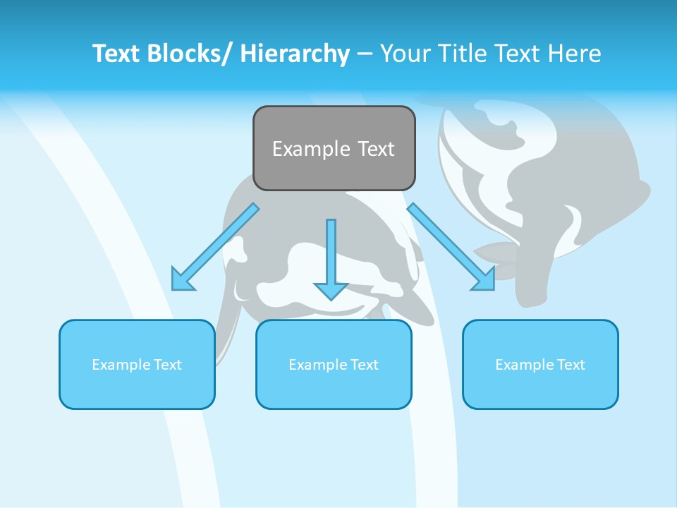 Pair Of Penguins Do The Waltz PowerPoint Template