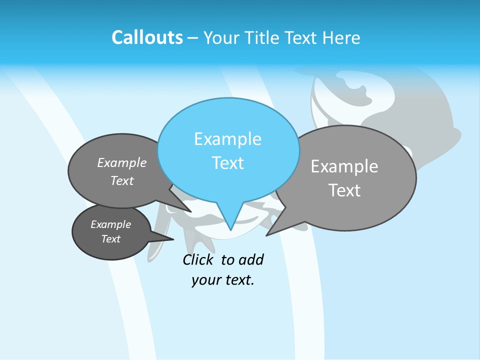 Pair Of Penguins Do The Waltz PowerPoint Template
