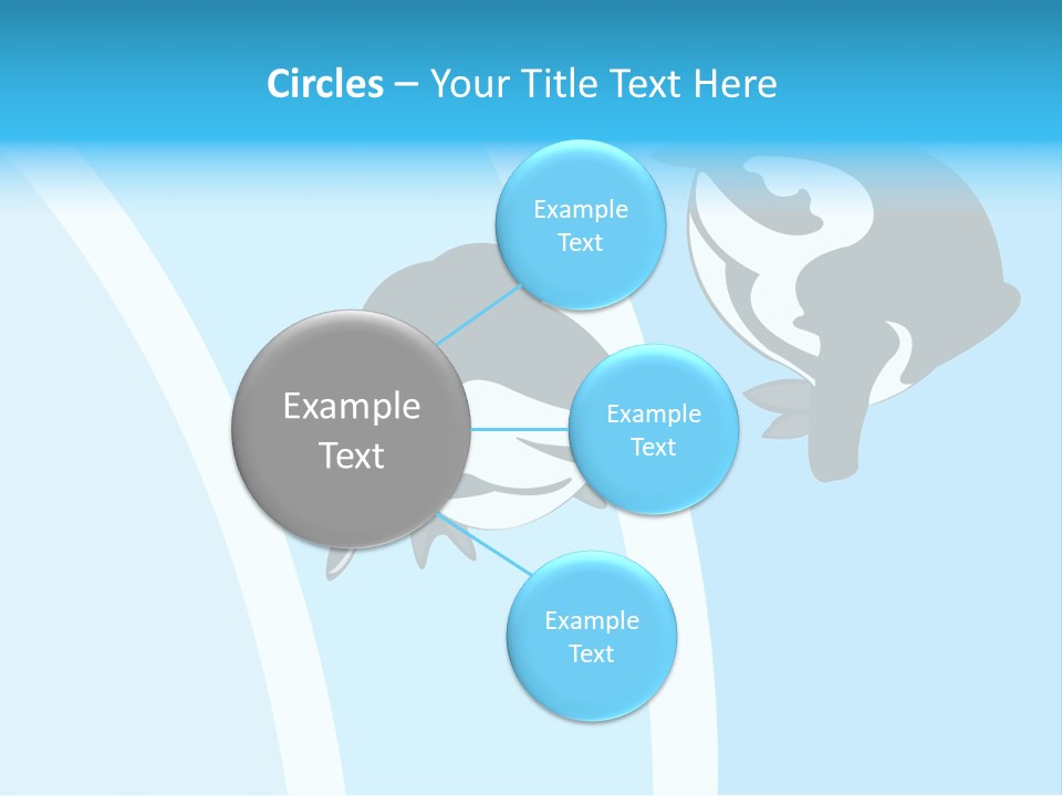 Pair Of Penguins Do The Waltz PowerPoint Template