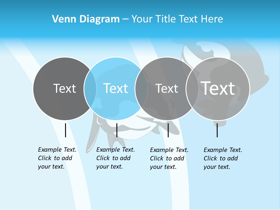 Pair Of Penguins Do The Waltz PowerPoint Template