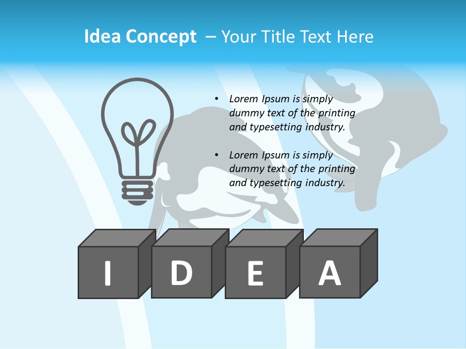 Pair Of Penguins Do The Waltz PowerPoint Template