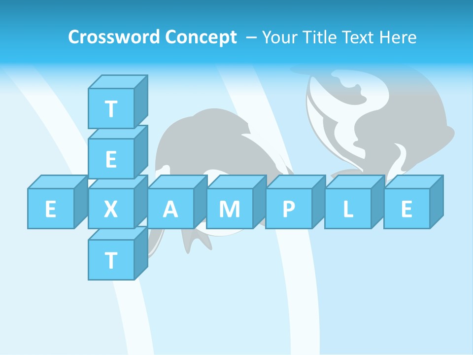 Pair Of Penguins Do The Waltz PowerPoint Template