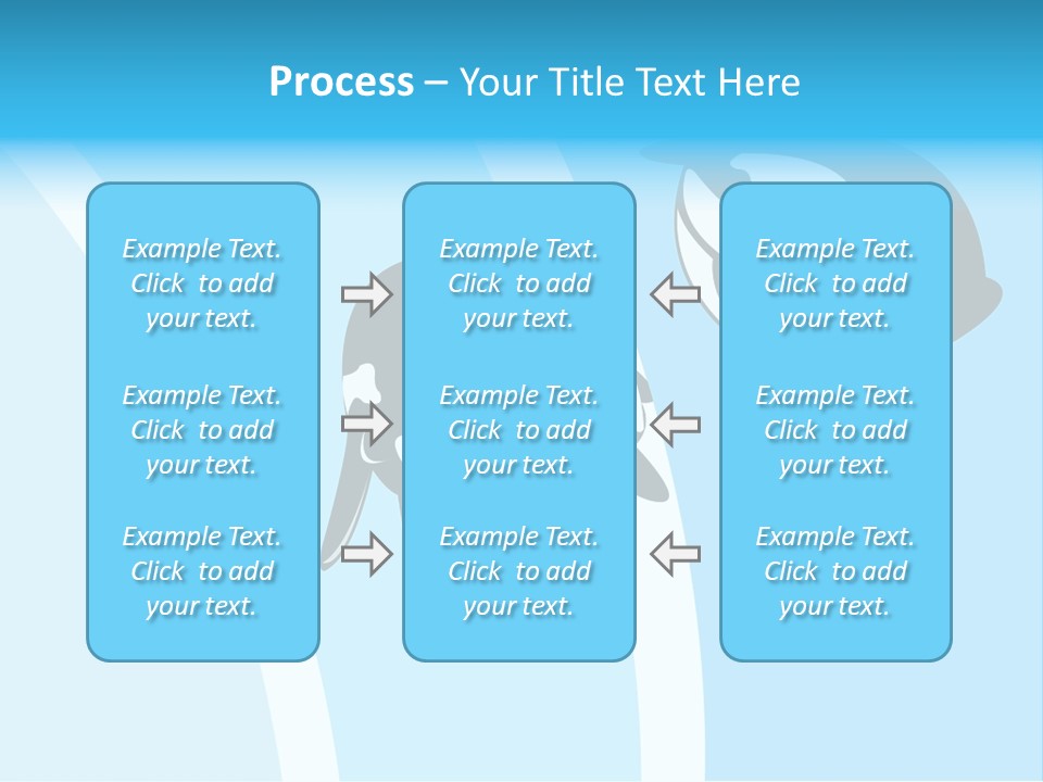 Pair Of Penguins Do The Waltz PowerPoint Template