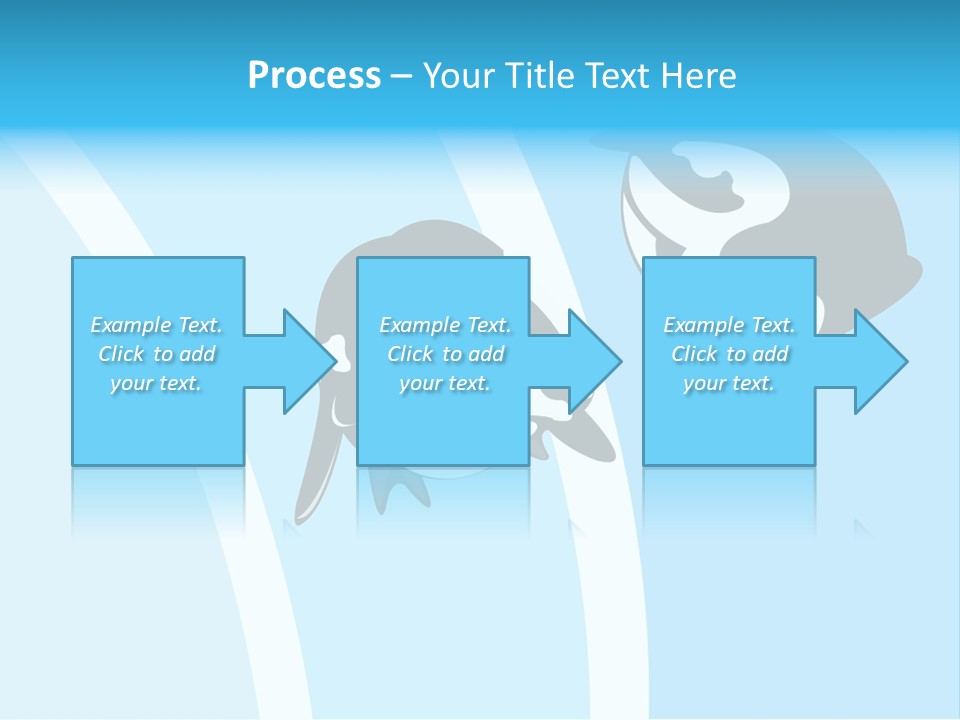 Pair Of Penguins Do The Waltz PowerPoint Template