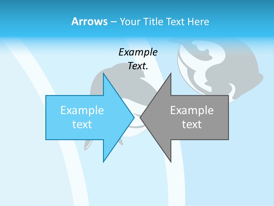 Pair Of Penguins Do The Waltz PowerPoint Template