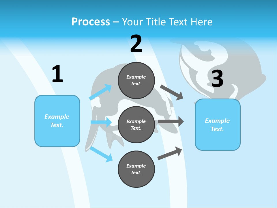Pair Of Penguins Do The Waltz PowerPoint Template