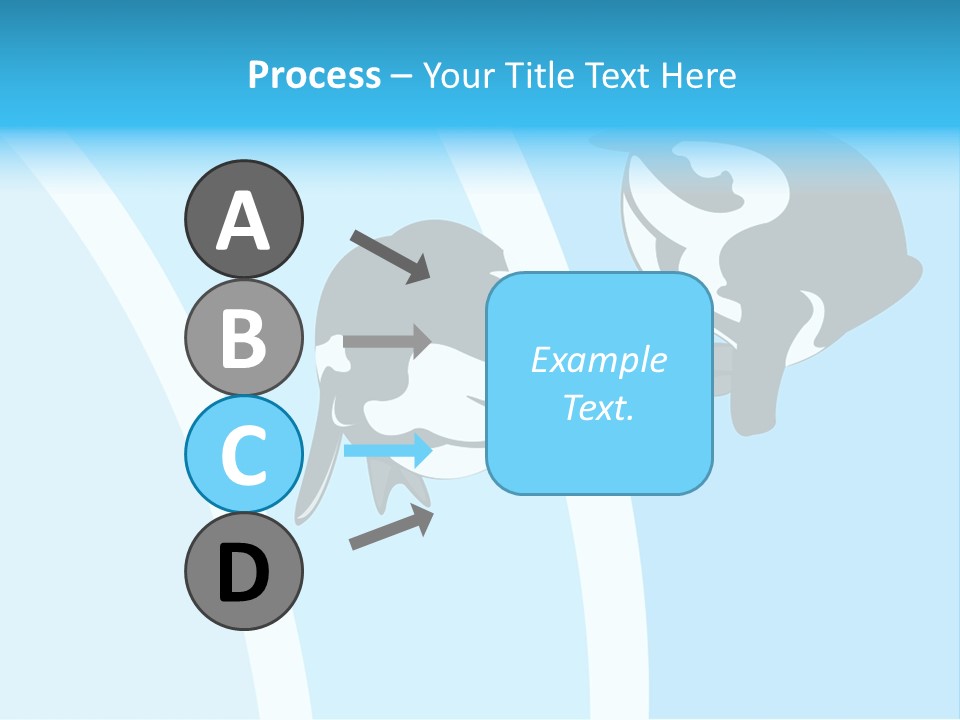 Pair Of Penguins Do The Waltz PowerPoint Template
