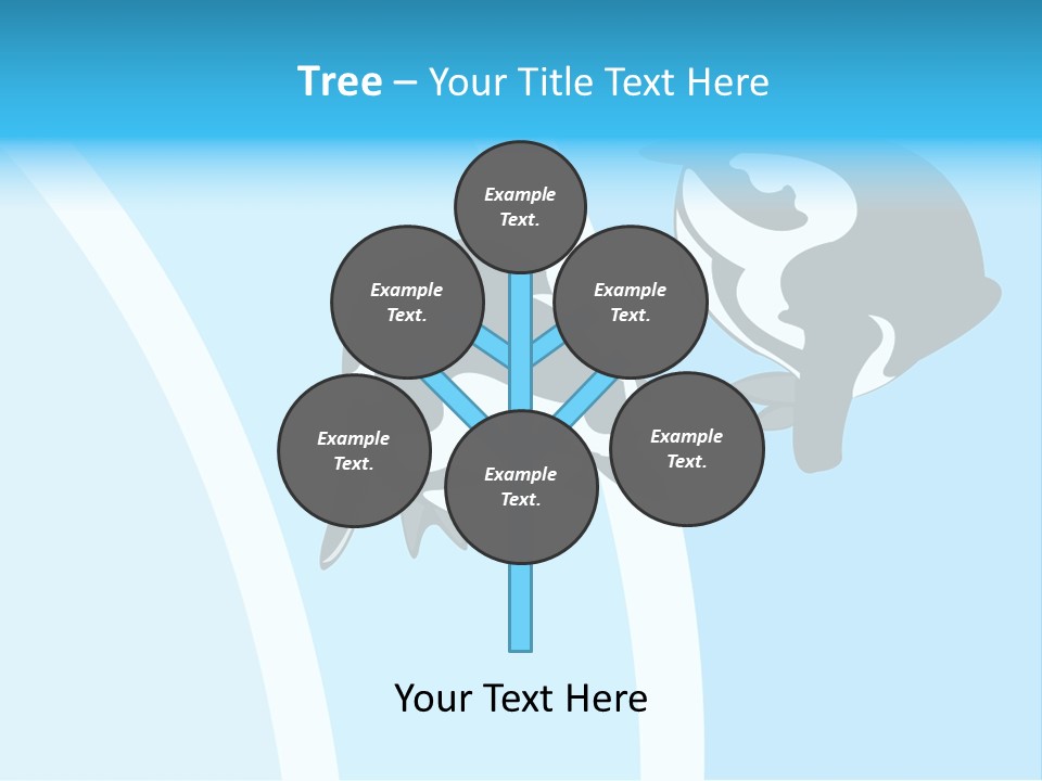 Pair Of Penguins Do The Waltz PowerPoint Template