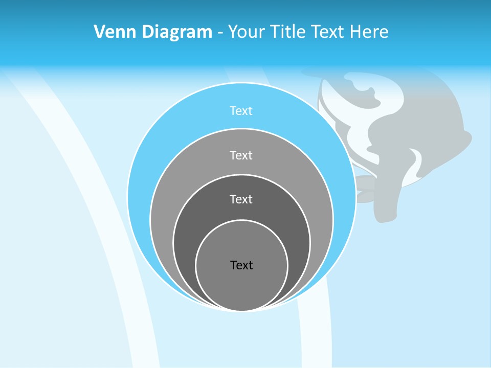 Pair Of Penguins Do The Waltz PowerPoint Template