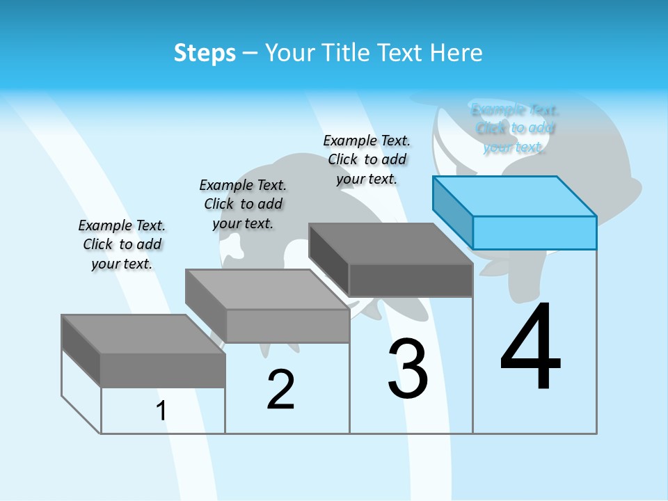 Pair Of Penguins Do The Waltz PowerPoint Template
