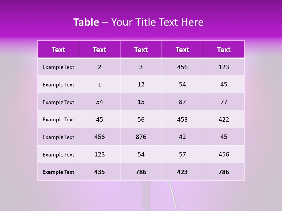 Retro Microphone With Reflectors On Background PowerPoint Template