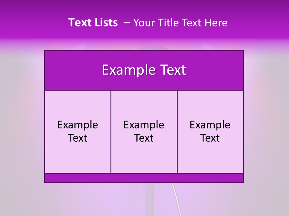 Retro Microphone With Reflectors On Background PowerPoint Template