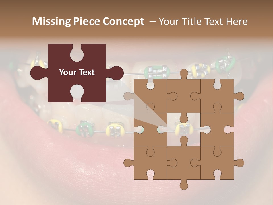 Colorful Braces PowerPoint Template