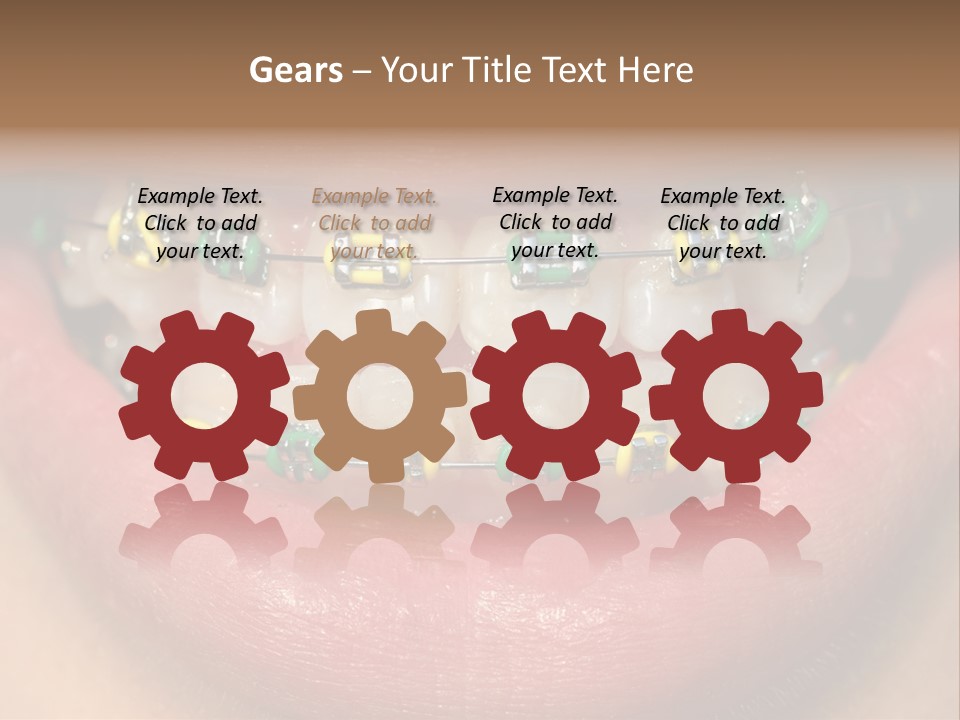 Colorful Braces PowerPoint Template