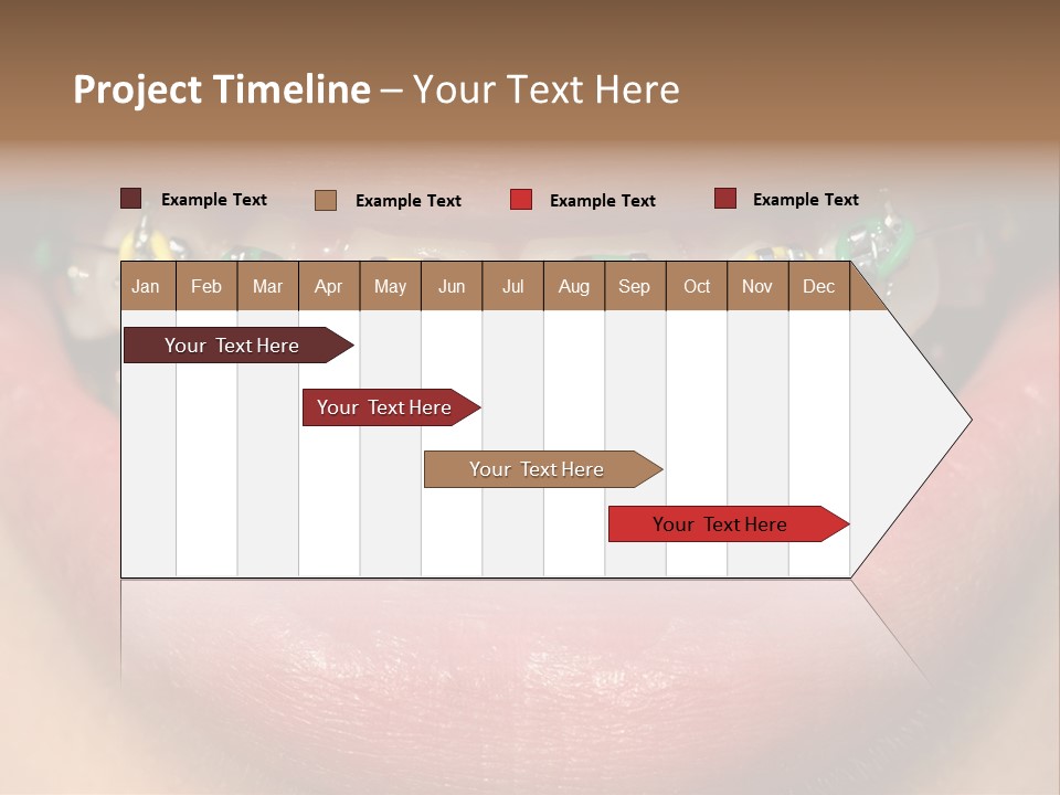 Colorful Braces PowerPoint Template