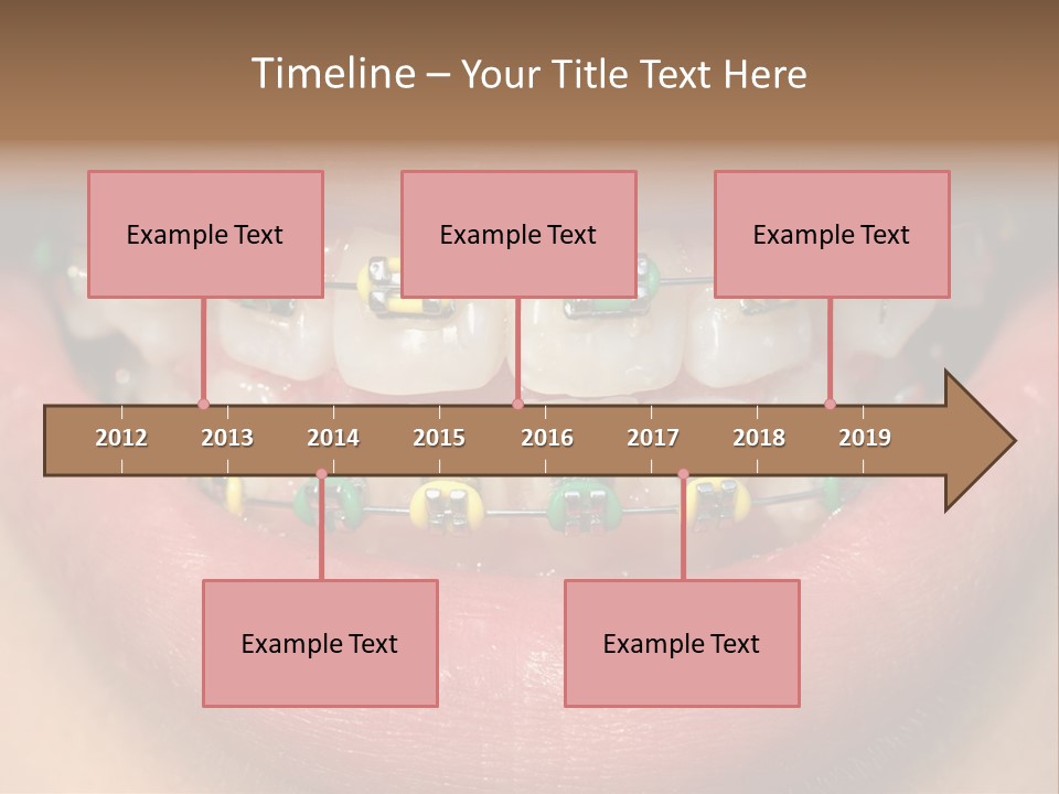 Colorful Braces PowerPoint Template