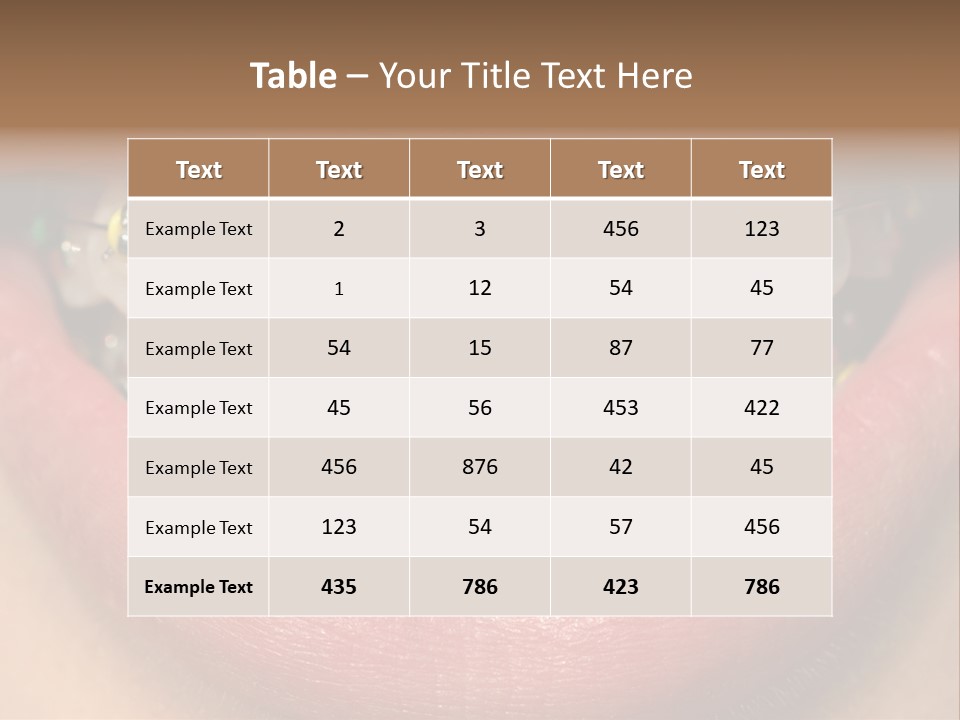 Colorful Braces PowerPoint Template