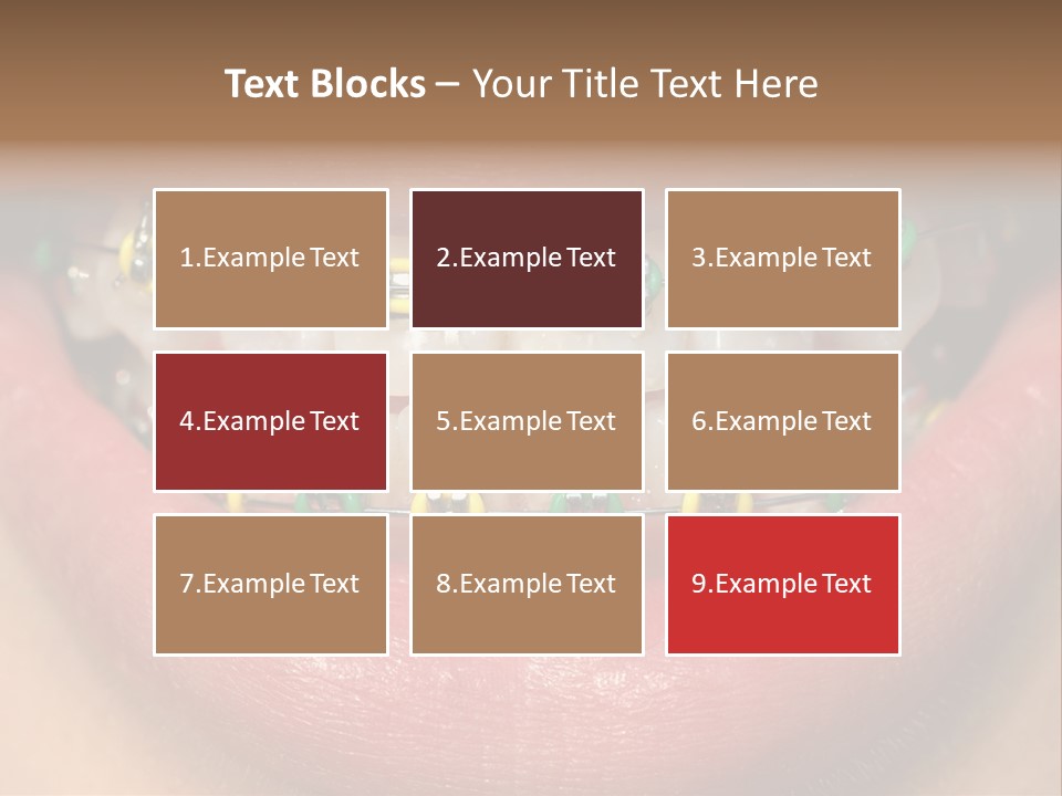 Colorful Braces PowerPoint Template