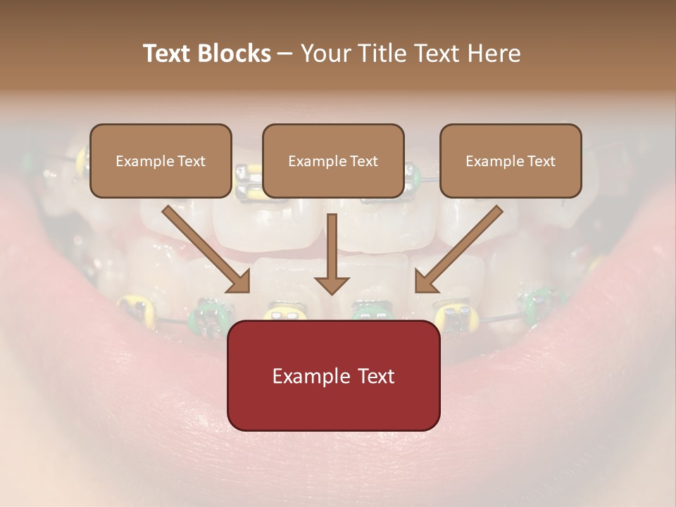 Colorful Braces PowerPoint Template