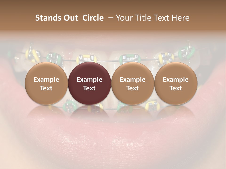 Colorful Braces PowerPoint Template