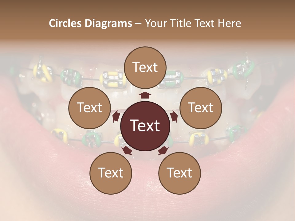 Colorful Braces PowerPoint Template