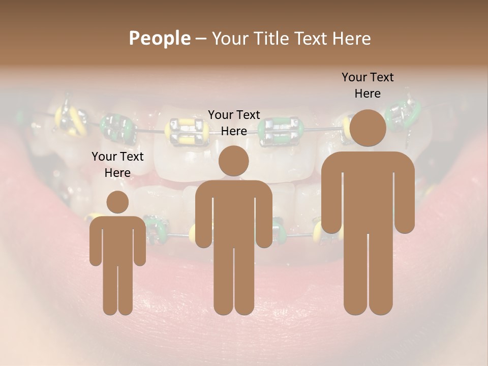 Colorful Braces PowerPoint Template