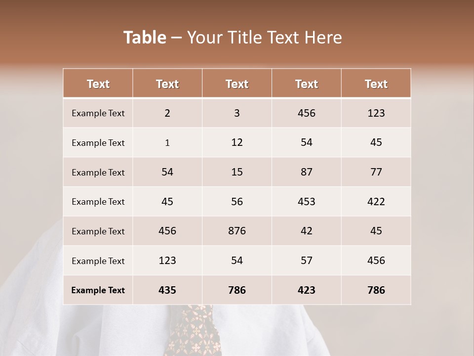 Portrait Of A Filipino Boy Dressed Up In Adult Business Clothes PowerPoint Template