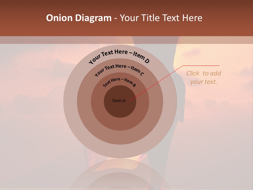 Woman Doing Yoga Exercise On The Beach At Sunset PowerPoint Template