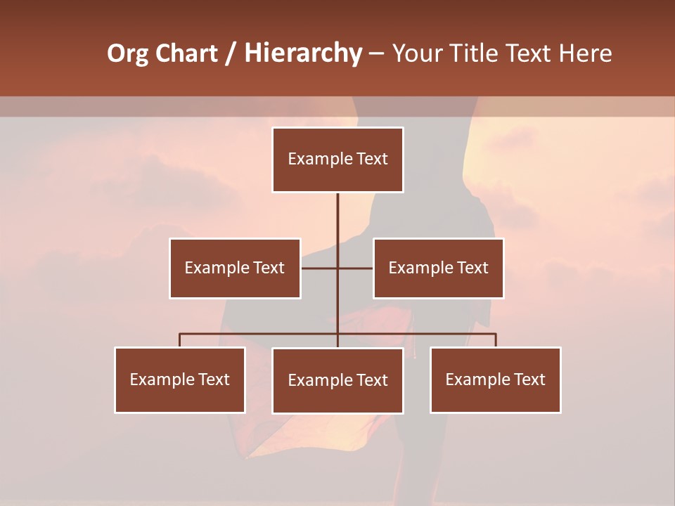 Woman Doing Yoga Exercise On The Beach At Sunset PowerPoint Template