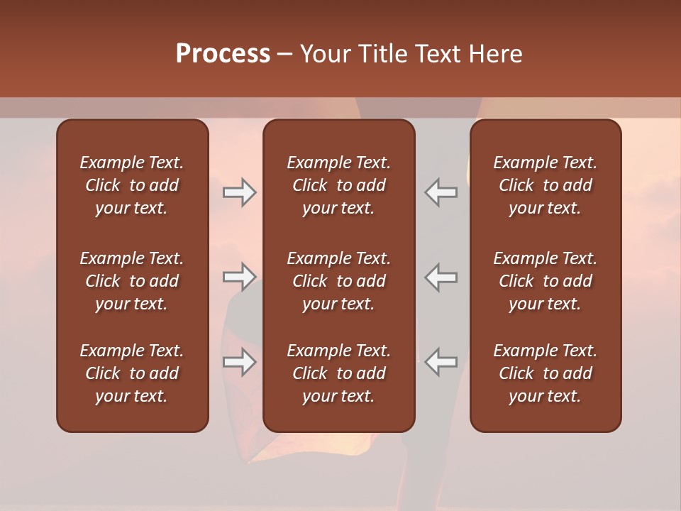 Woman Doing Yoga Exercise On The Beach At Sunset PowerPoint Template