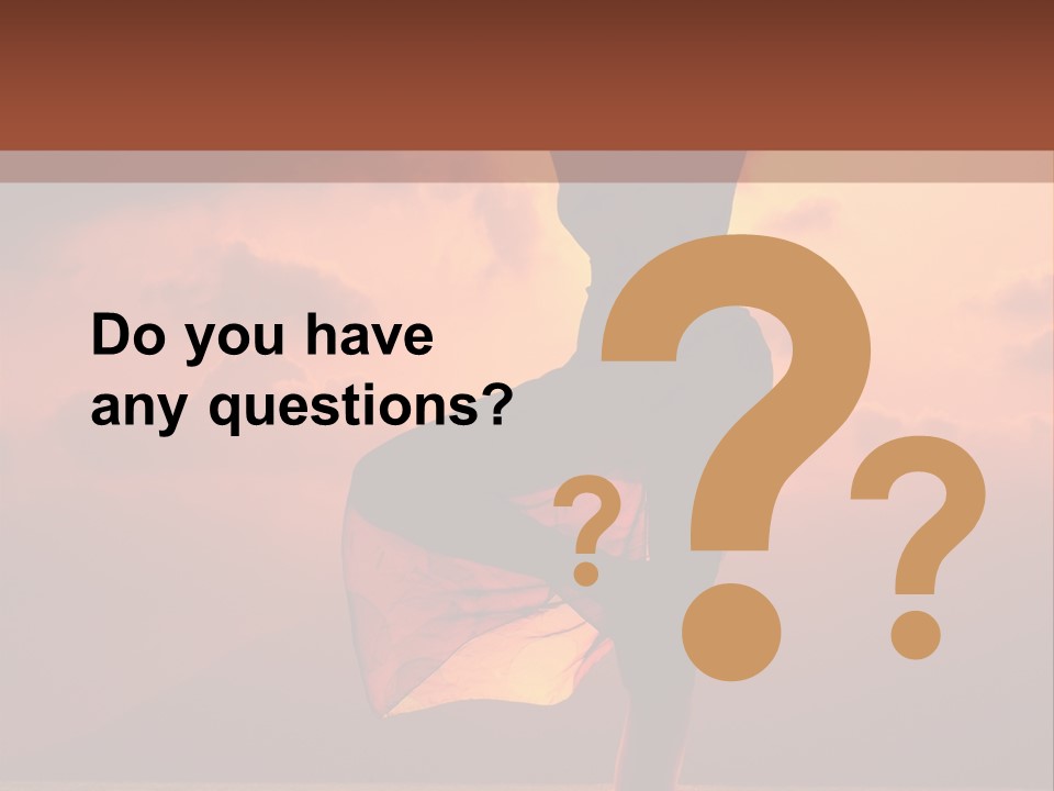 Woman Doing Yoga Exercise On The Beach At Sunset PowerPoint Template