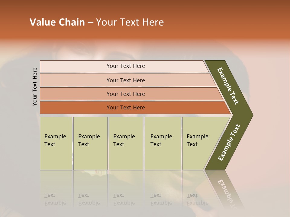 Man And Woman Smiling And Holding Each Other PowerPoint Template