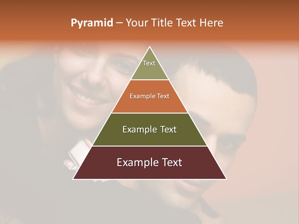 Man And Woman Smiling And Holding Each Other PowerPoint Template