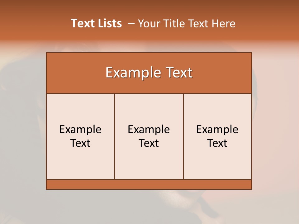 Man And Woman Smiling And Holding Each Other PowerPoint Template