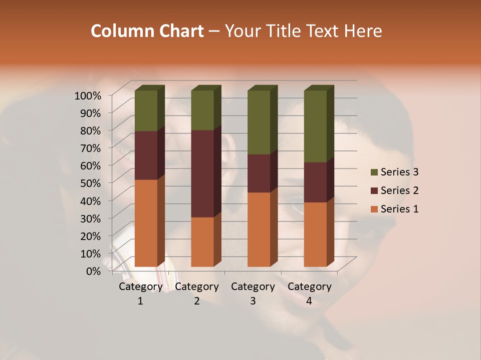 Man And Woman Smiling And Holding Each Other PowerPoint Template