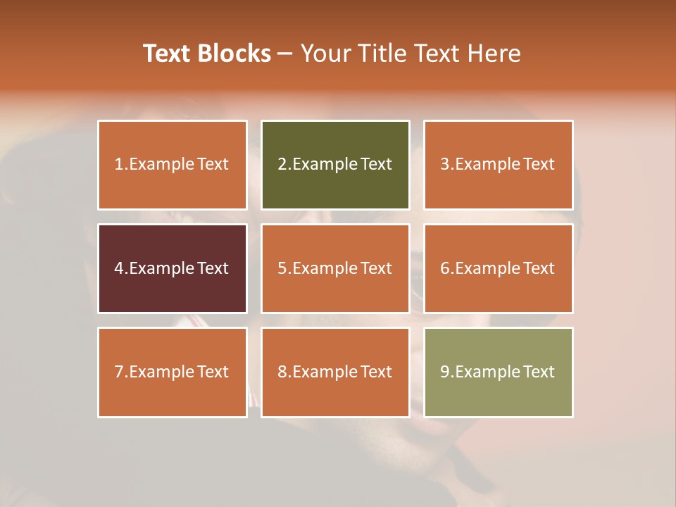 Man And Woman Smiling And Holding Each Other PowerPoint Template