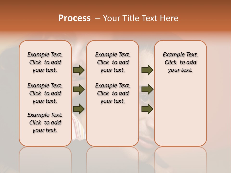 Man And Woman Smiling And Holding Each Other PowerPoint Template