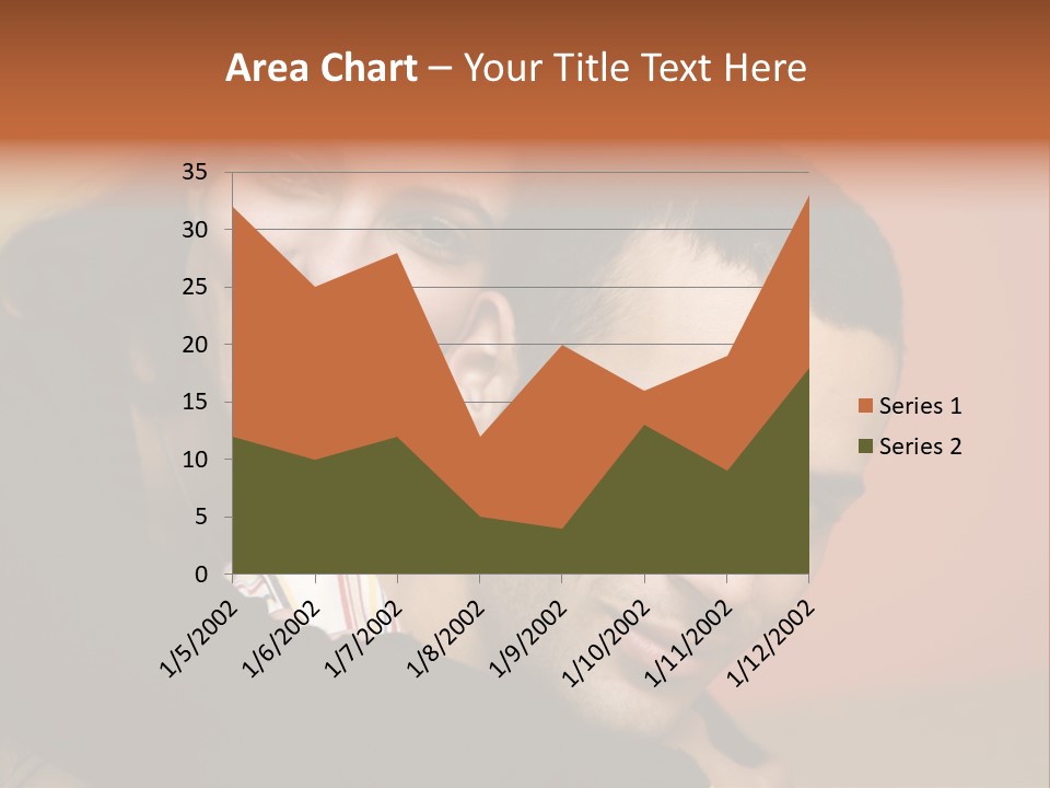 Man And Woman Smiling And Holding Each Other PowerPoint Template