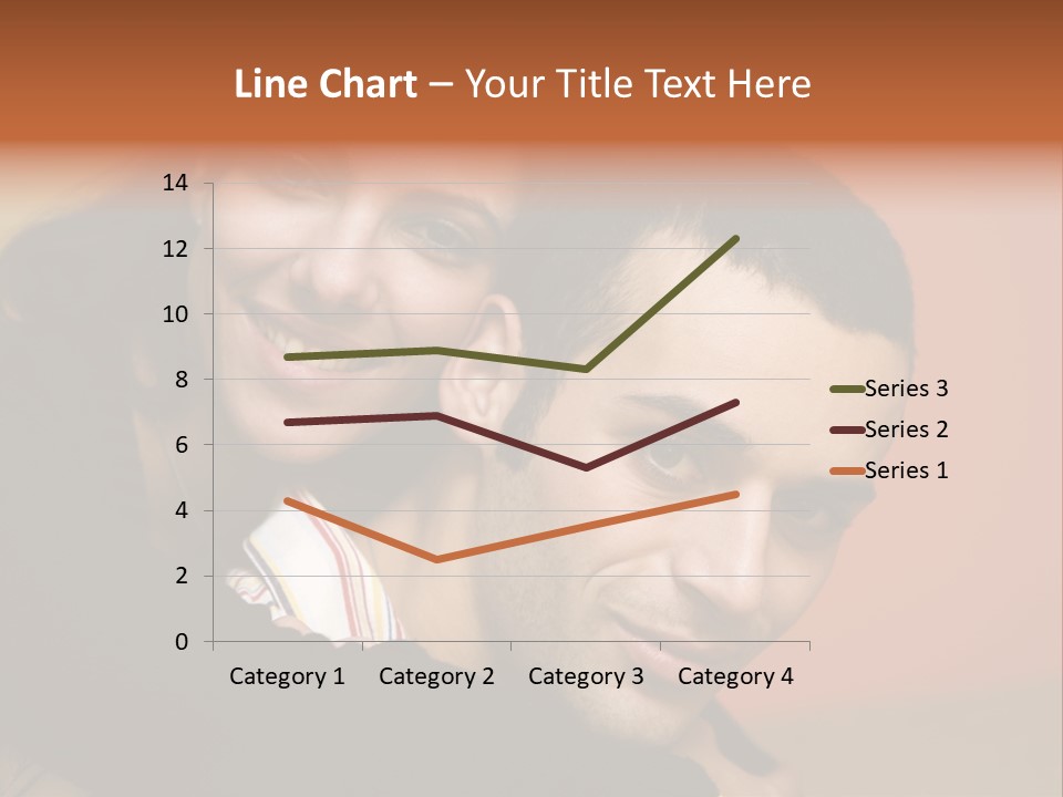 Man And Woman Smiling And Holding Each Other PowerPoint Template