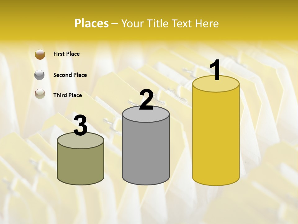 Supply Of Tea Bags - Kitchen Background PowerPoint Template