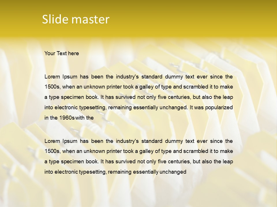 Supply Of Tea Bags - Kitchen Background PowerPoint Template