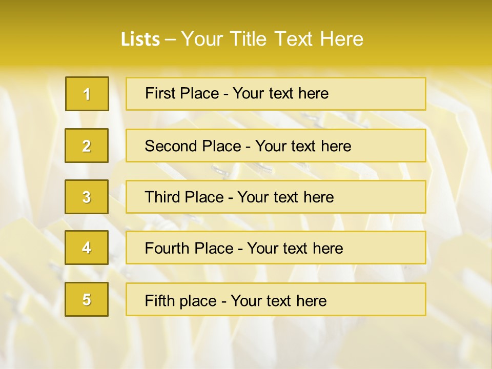 Supply Of Tea Bags - Kitchen Background PowerPoint Template