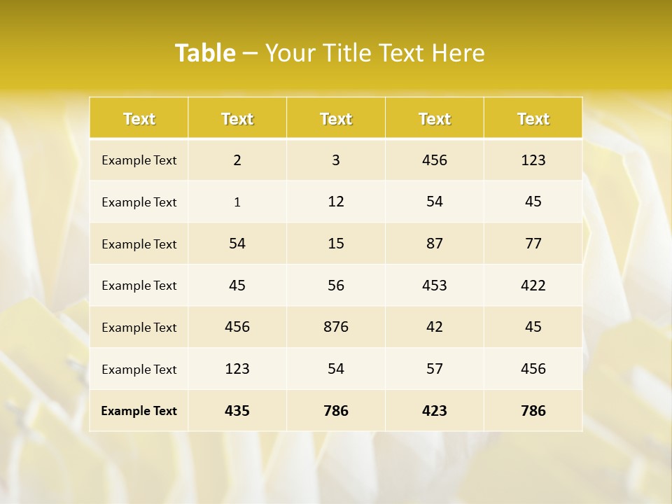 Supply Of Tea Bags - Kitchen Background PowerPoint Template