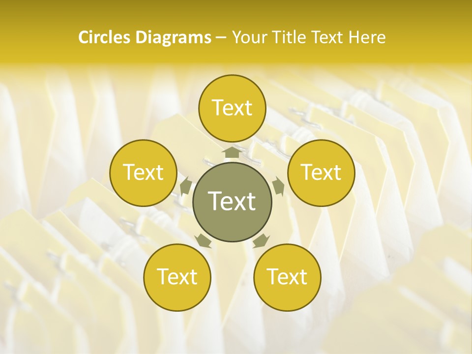 Supply Of Tea Bags - Kitchen Background PowerPoint Template