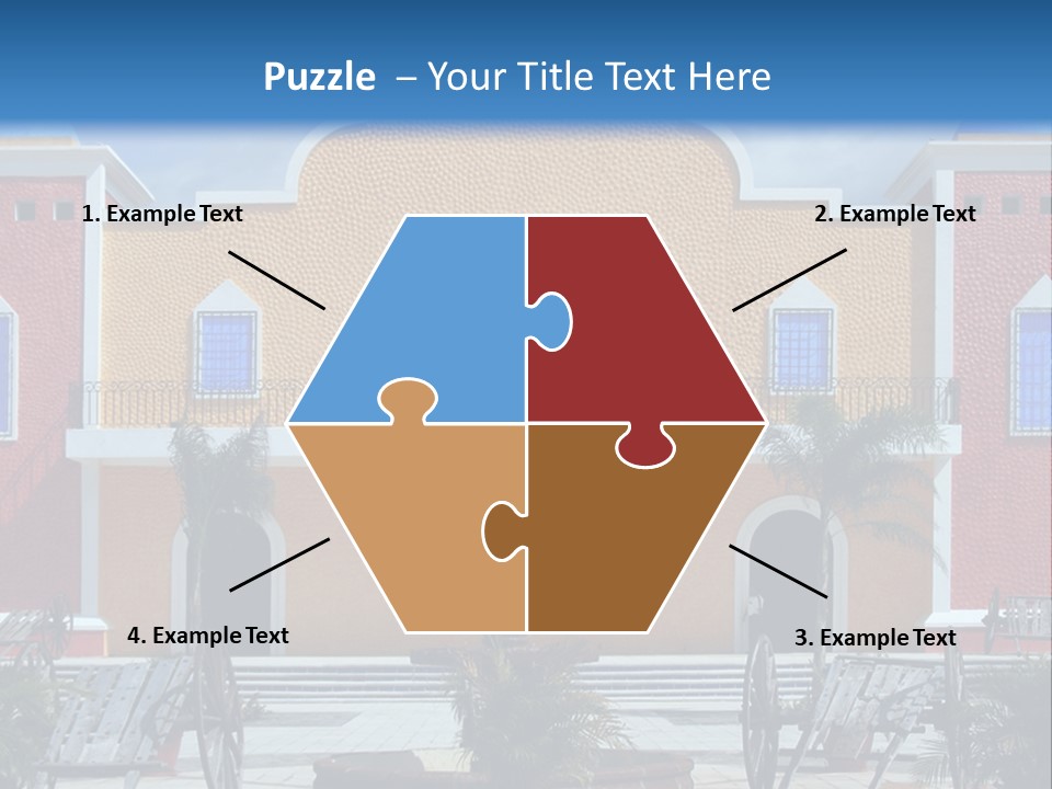 La Hacienda, Mayan Riviera. PowerPoint Template