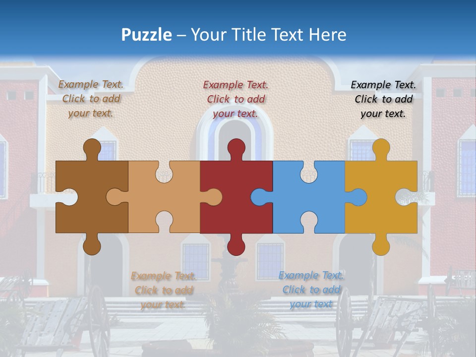 La Hacienda, Mayan Riviera. PowerPoint Template