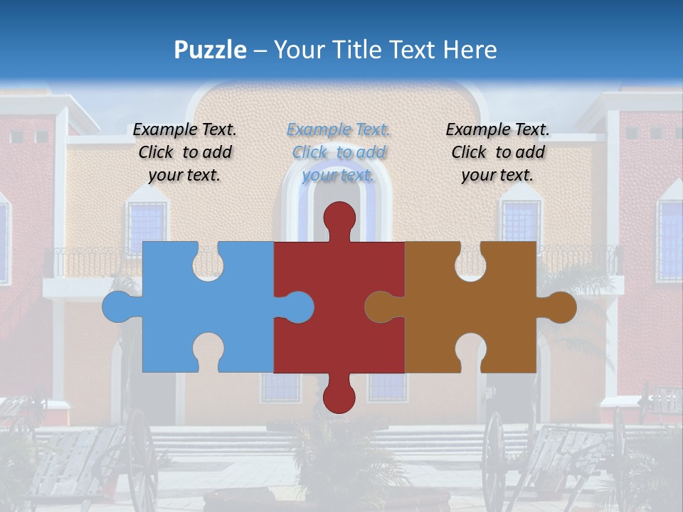 La Hacienda, Mayan Riviera. PowerPoint Template