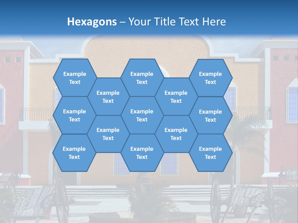 La Hacienda, Mayan Riviera. PowerPoint Template