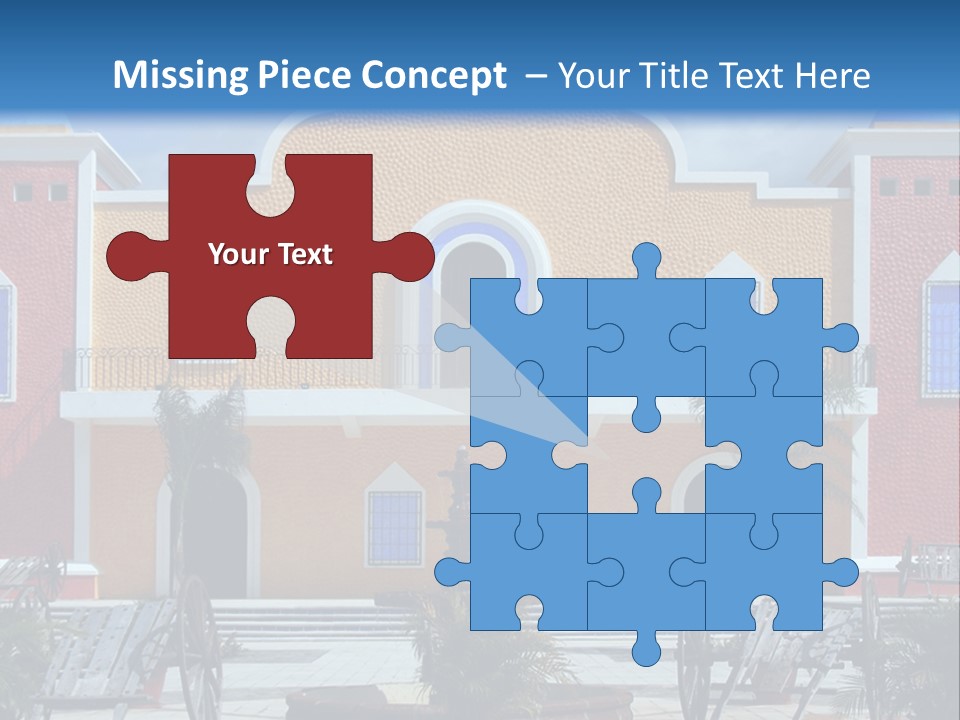 La Hacienda, Mayan Riviera. PowerPoint Template