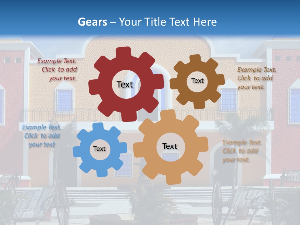 La Hacienda, Mayan Riviera. PowerPoint Template